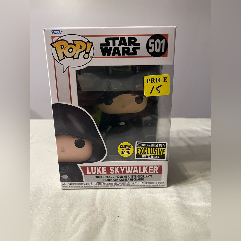 Star Wars 
Funko Pops 
Luke Skywalker #501